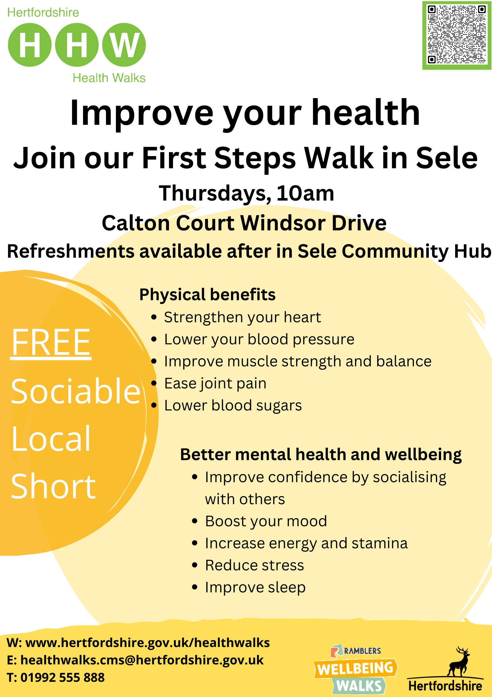 Sele Walks Poster health benef