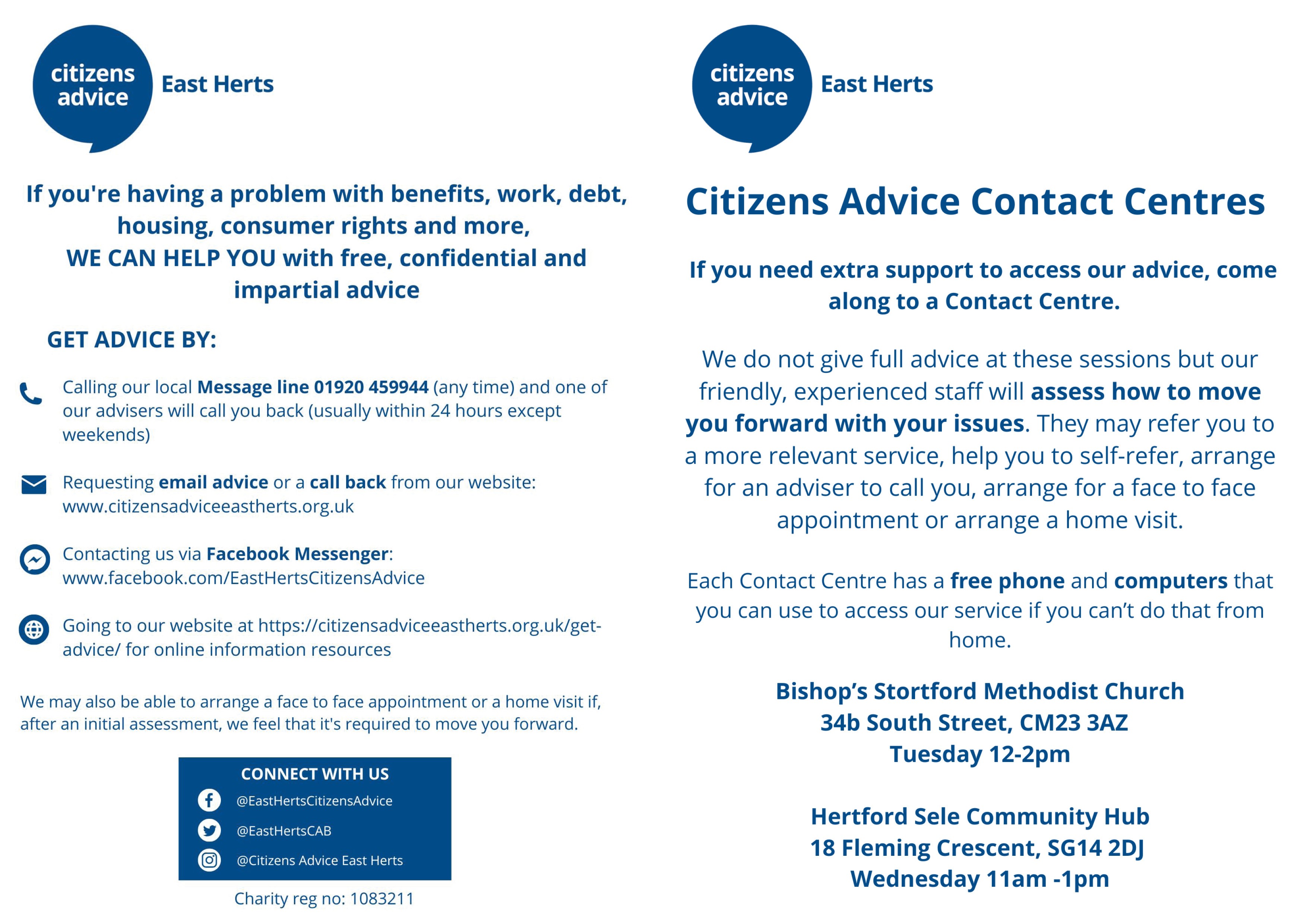 Citizens Advice East Herts Sep