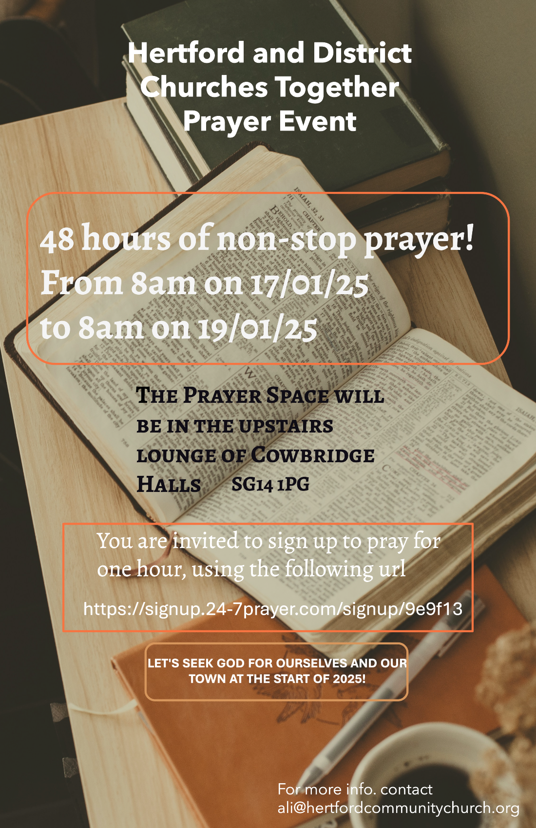 24-7 Prayer Event Jan 2025