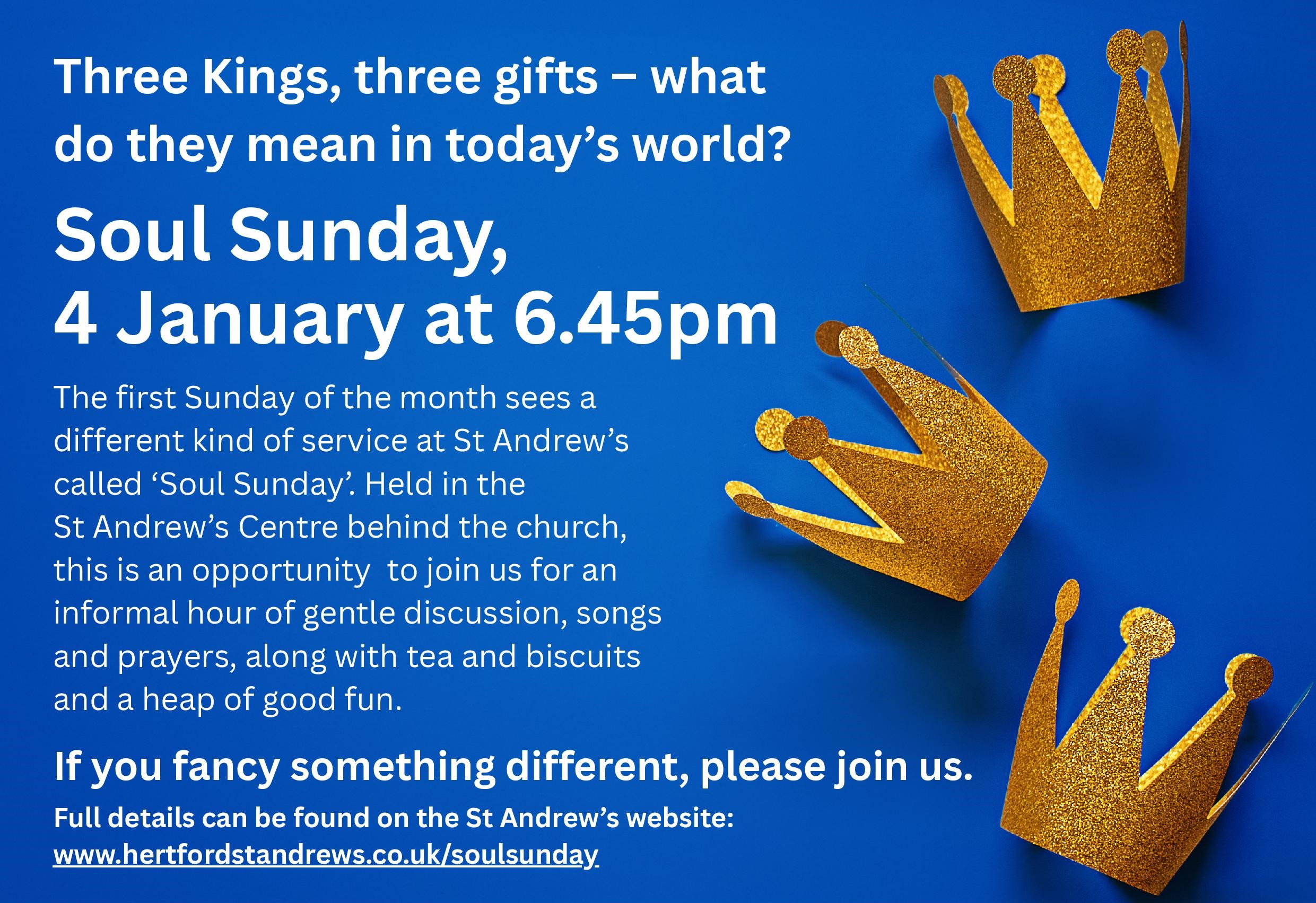 Soul Sunday, 4 January 2026