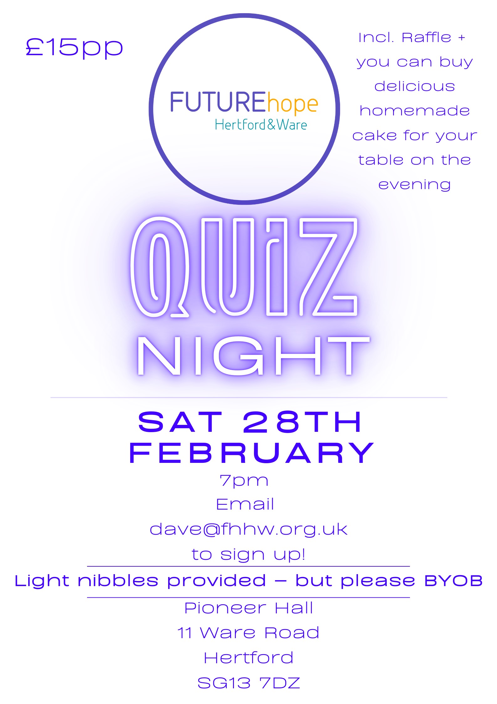 2026 Quiz Night flyer