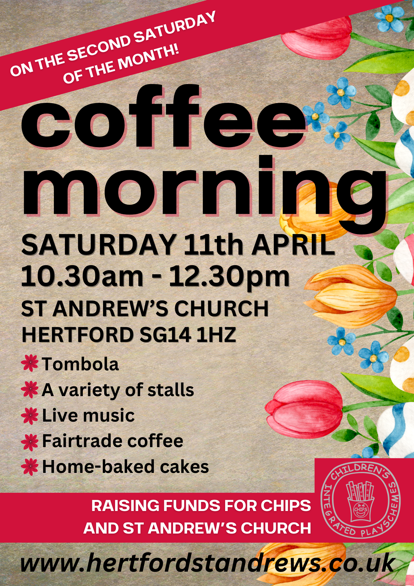 Coffee Morning St Andrew's Apr