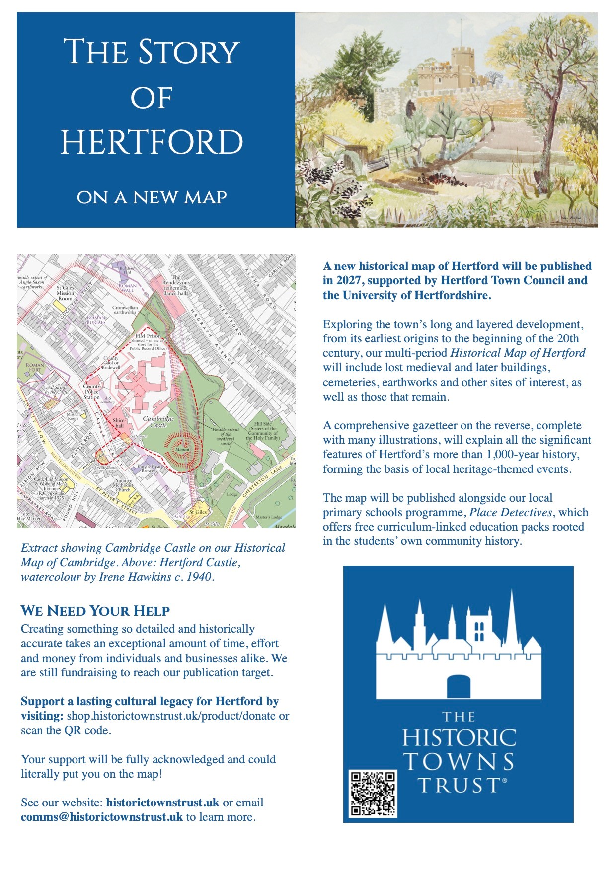 The Story of Hertford on a new