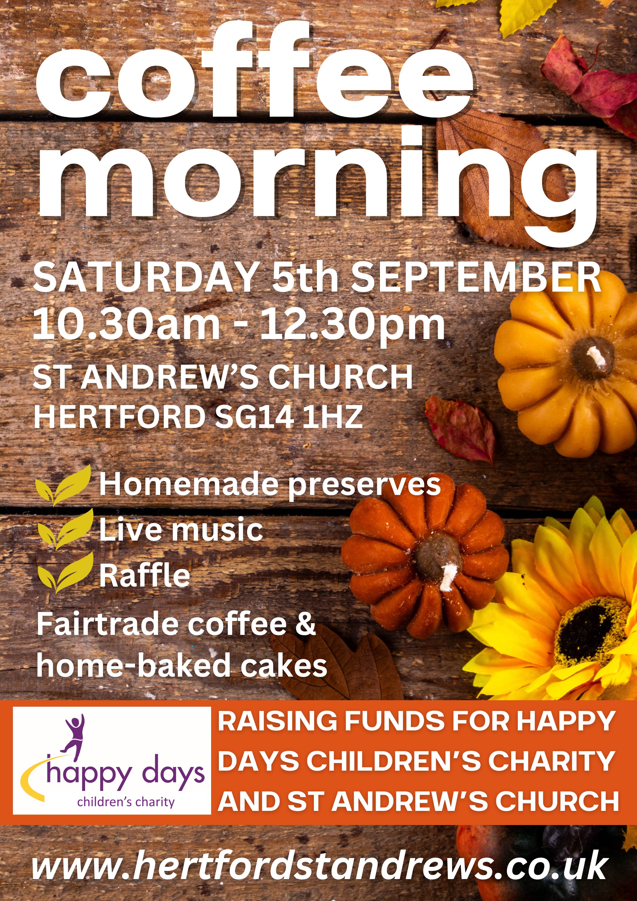 September 26 Coffee Morning St