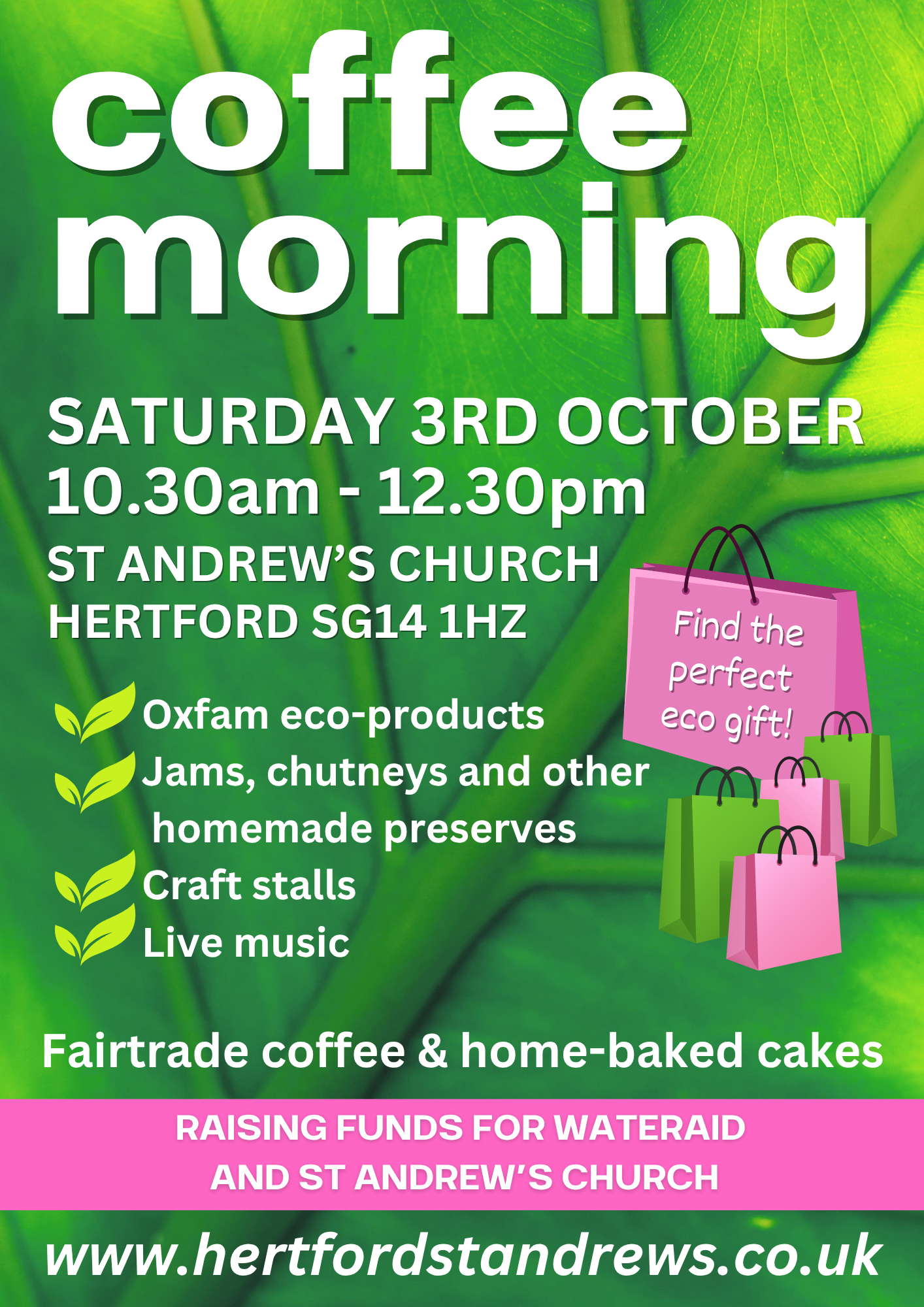 Coffee Morning music St Andrew