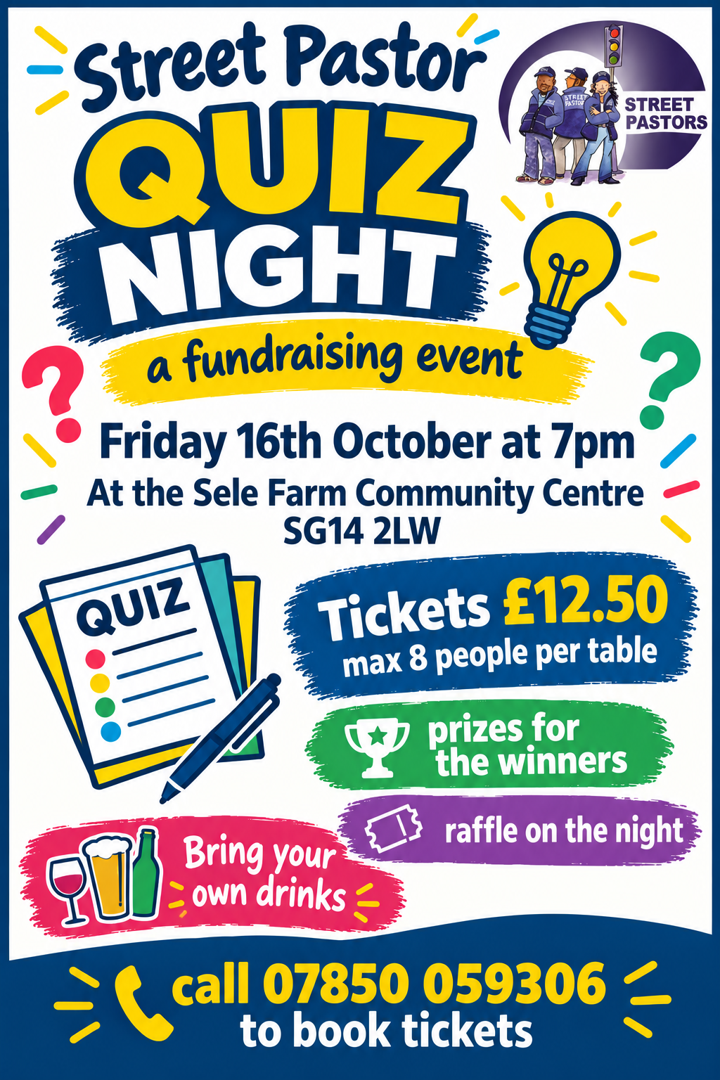Street Pastor Quiz Poster Oct 