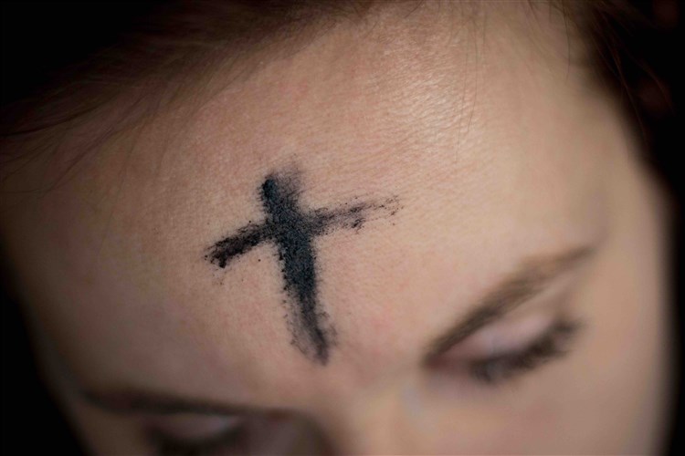 Ash Wednesday cross